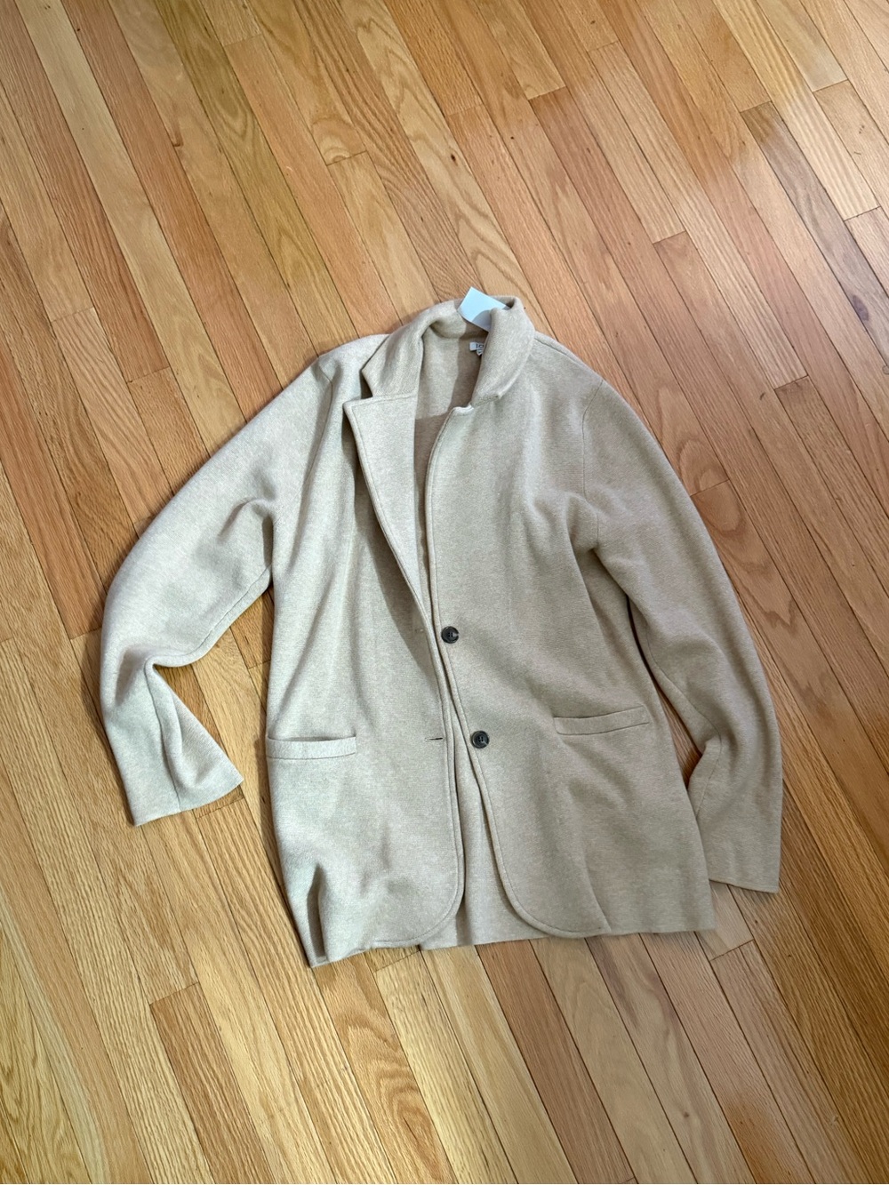 J. Crew NWT❗️School Boy Camel Button Knit Blazer Jacket - Picture 2 of 10
